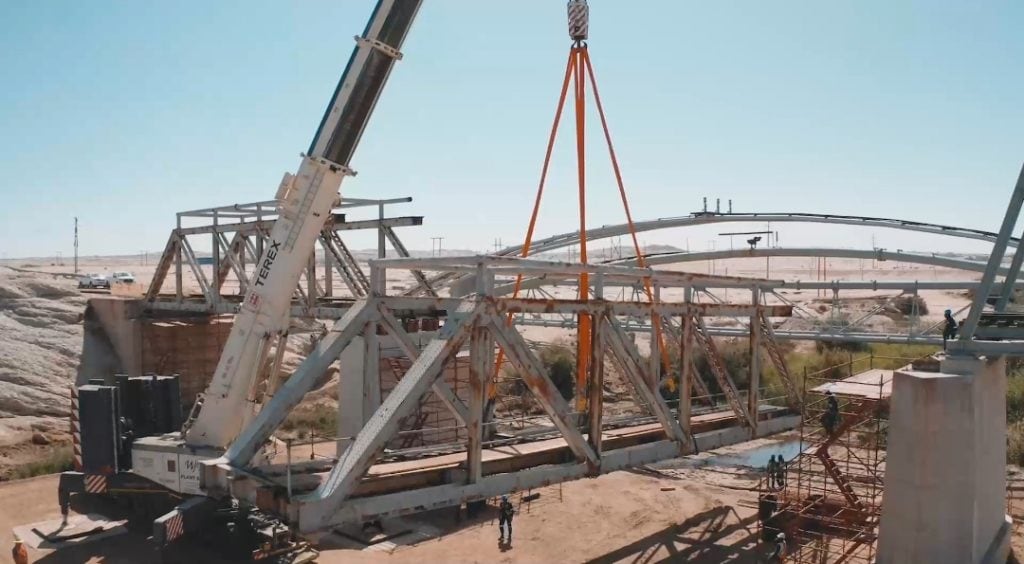 Bridge demolition using thermal lance cutting Southern Africa