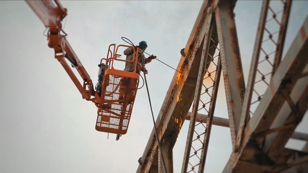 Therma Lancing Bridge demolition Namibia